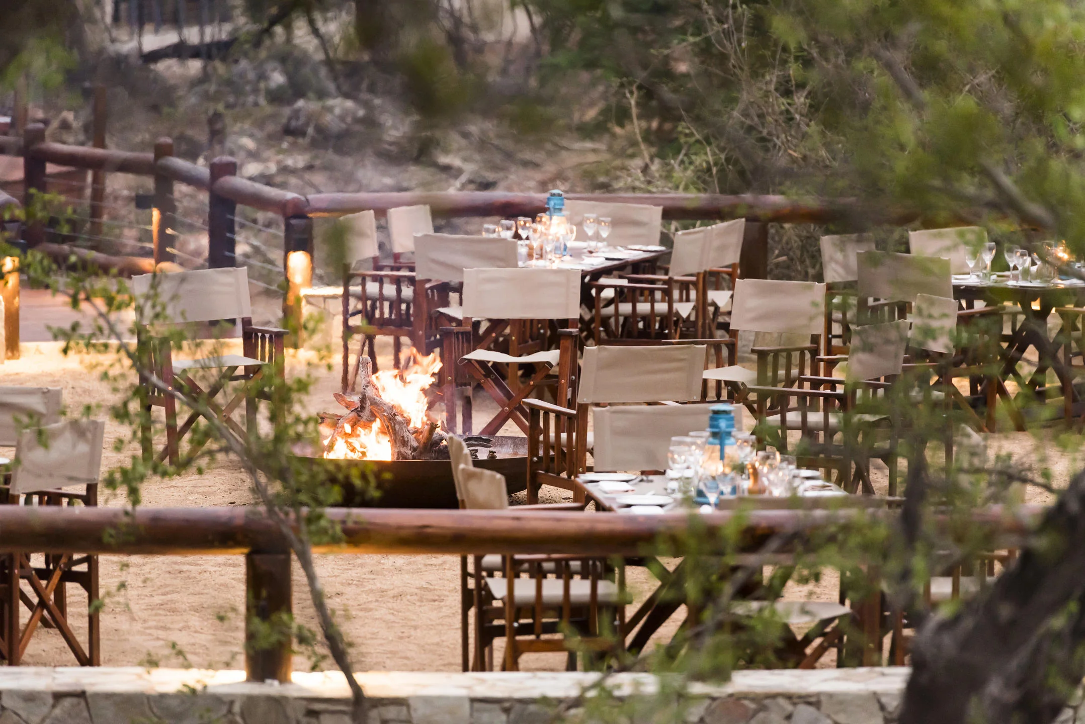 Safari Lodge 戶外晚餐與荒野旅宿氛圍