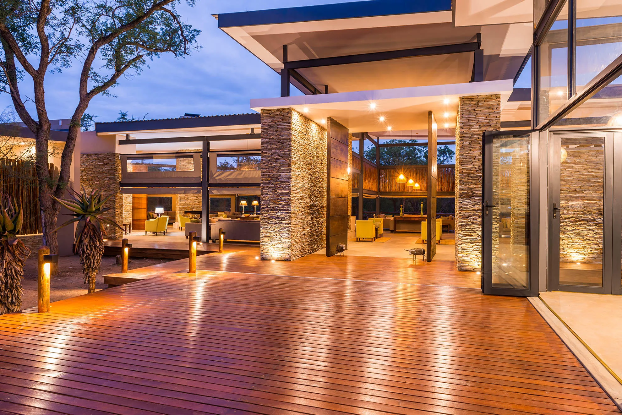 aha Makalali Main Lodge 外觀與旅宿氛圍